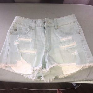 Cute ripped jean shorts